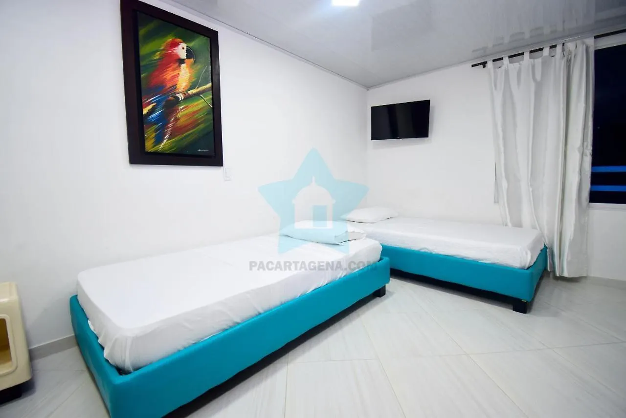 דירות Cartagena Moderno Apto Vista Al Mar - Piso 11 קולומביה