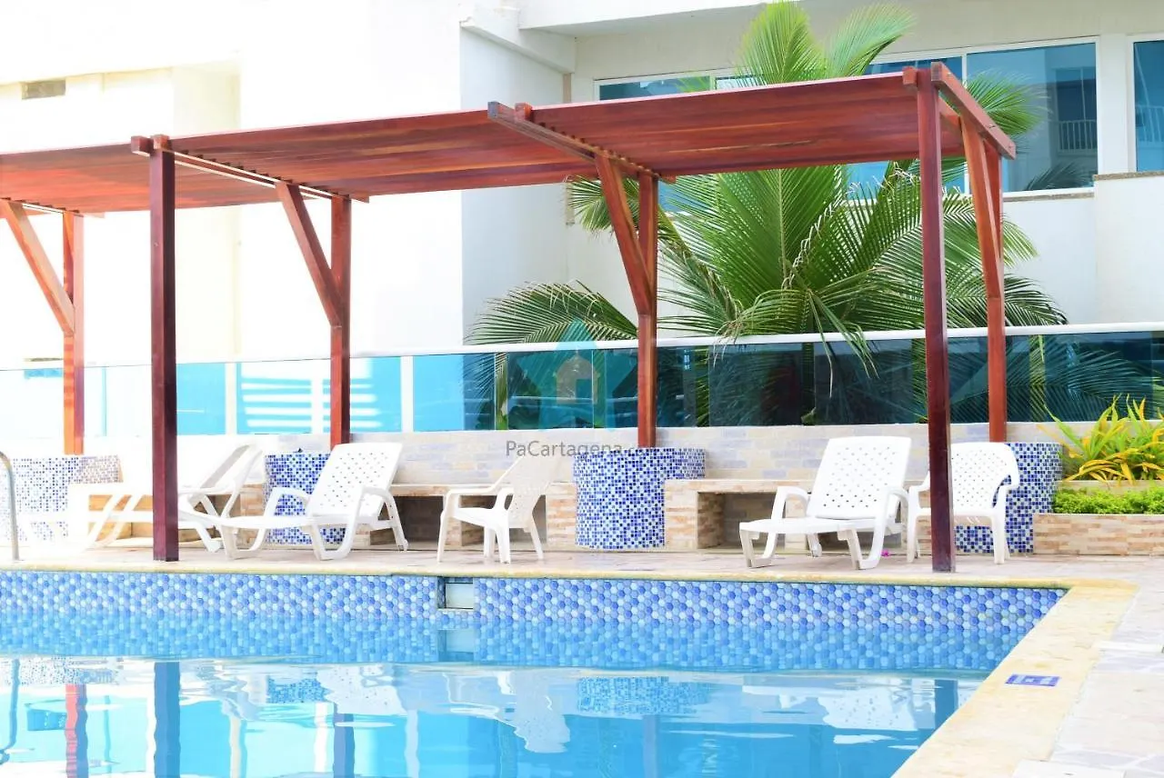 דירות Cartagena Moderno Apto Vista Al Mar - Piso 11 קולומביה